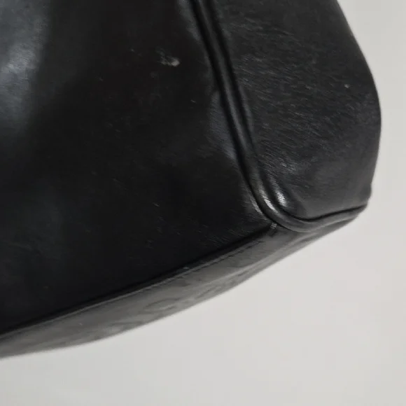 Paloma Picasso Black Shoulder Bag with Gold Logo - Picture 12 of 16